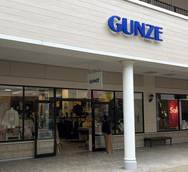 GUNZE OUTLET 仙台泉プレミアム・アウトレットオープン時の様子