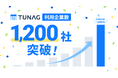 組織改善支援のTUNAG、利用中企業数1,200社を突破