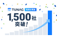 TUNAG利用中企業数が約4年で3倍の1,500社に成長。利用ユーザー数は170万IDへ