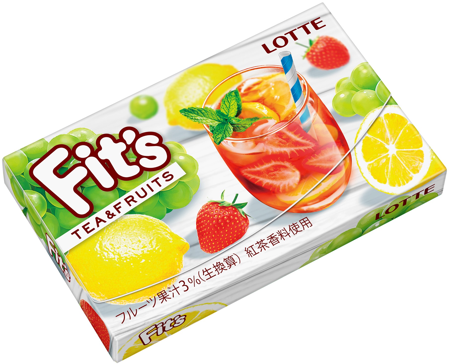 ｆｉｔ ｓ フィッツ からガムとグミで新しい味わいを提案 チューインガム ｆｉｔ ｓ ティー フルーツ とグミ ｆｉｔ ｓグミ ゴツンとふにゃん グレープ ピーチ を新発売いたします 株式会社ロッテのプレスリリース