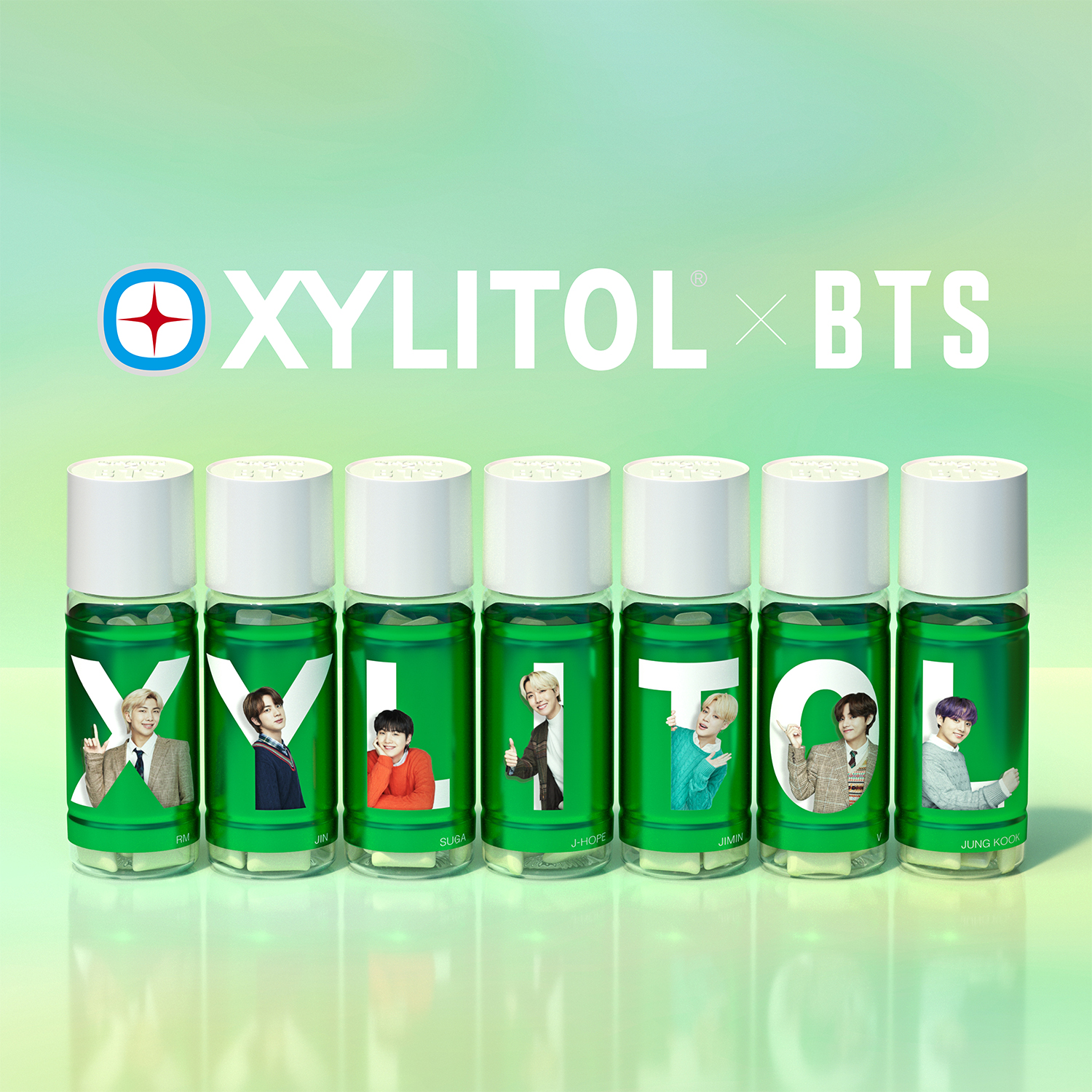 BTSデザイン キシリトールガム(第4弾)！XYLITOLのロゴに合わせた7種類 ...
