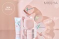 「めぐり逢う、次世代水光肌」MISSHA(ミシャ)から輝く艶肌仕上げのベースメイクシリーズ誕生。この春あなただけの艶肌に出逢う、Glow with MISSHA