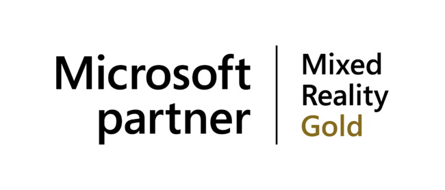 Microsoft Mixed Reality Partner Goldロゴ