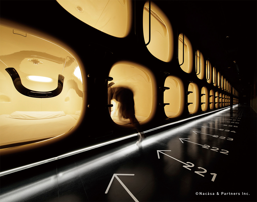 都内初 新カプセルホテル ナインアワーズ デスクを備え北新宿に3 22開業 株式会社ナインアワーズのプレスリリース