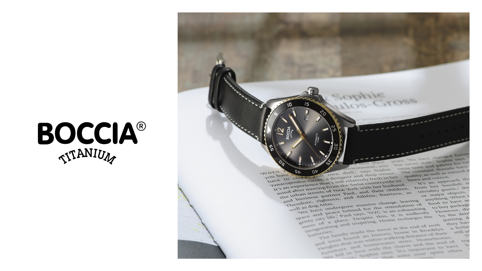 チタンを自在に操るドイツの時計ブランド Boccia ボッチア から 話題の自動巻きモデルにレザーベルト仕様が加わります マーサインターナショナル株式会社のプレスリリース