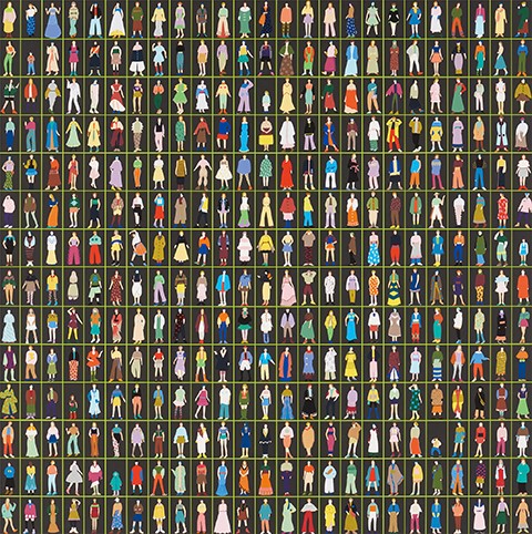 シェル美術賞2019 オーディエンス賞 378人の様々な装いを描いた 井口麻未氏 今日の装い に決定 出光興産株式会社のプレスリリース