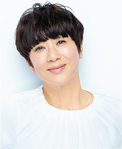 知永子 スタイル 黒田 ヘアー