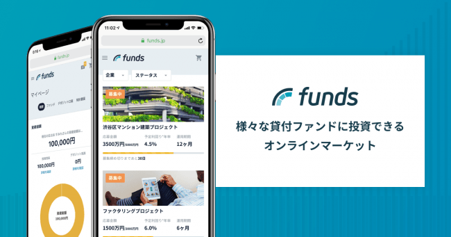 クラウドポート 国内初 貸付ファンドのオンラインマーケット Funds ファンズ を正式ローンチ Fundsのプレスリリース