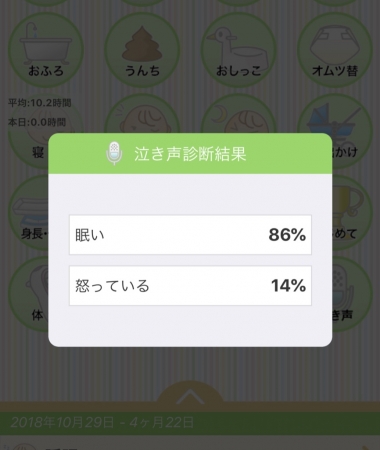 泣き声診断結果