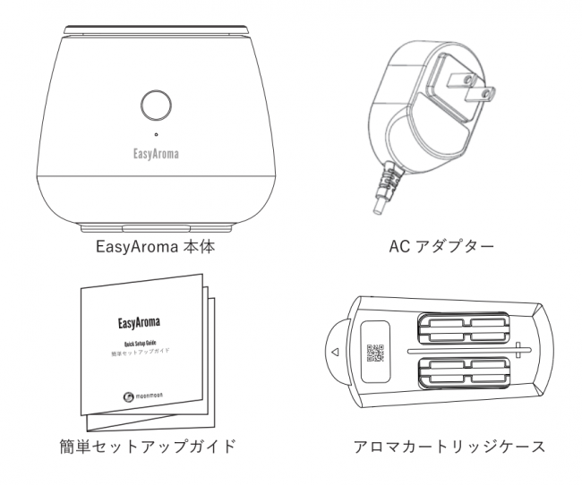 液体じゃない。アロマオイル。光って香る眠りマシーンEasyAroma