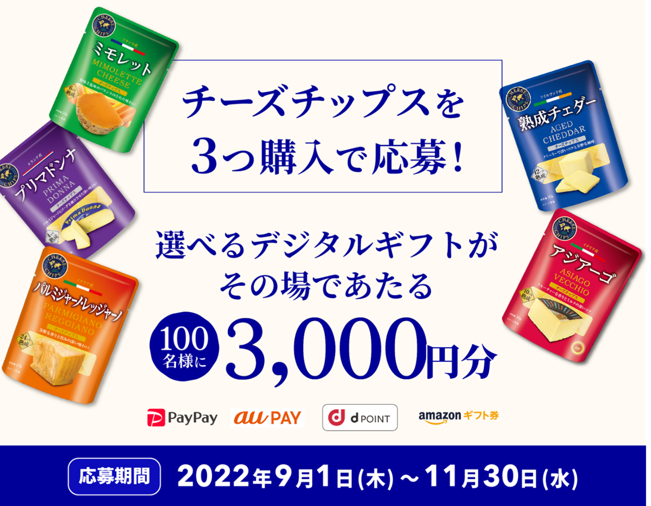 東京デーリーのチーズチップスマイレージキャンペーンに株式会社