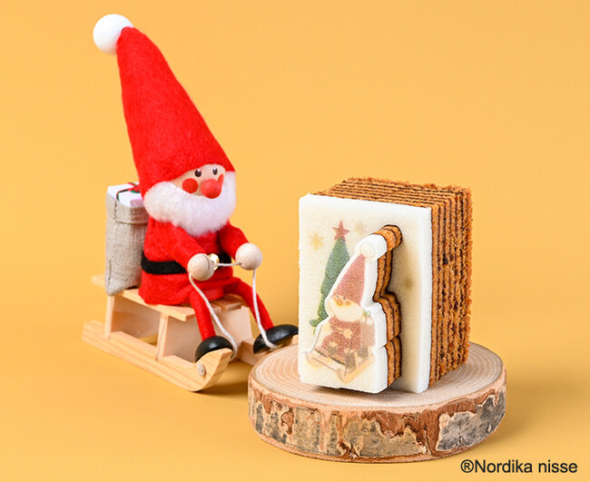 そりに乗ったサンタ（塩キャラメル）594円（税込）