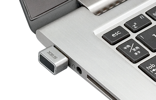 USB指紋認証システムセット タッチ式 SREX-FSU4G