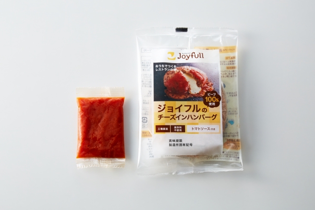Ｊチーズインハンバーグ　トマトソース付き