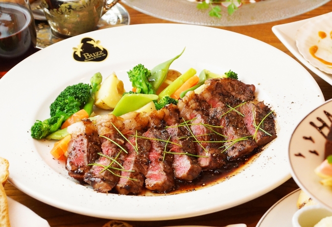岡山県産なぎビーフもも肉のロースト～薫り高いトリュフソース～