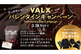 【甘いだけじゃない、愛と健康を贈ろう。】VALX リッチチョコレート風味販売記念のバレンタインキャンペーンを実施