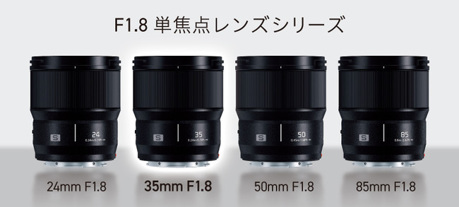 LUMIX フルサイズ F1.8単焦点レンズシリーズ