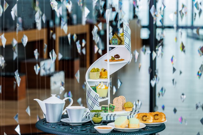 「ピスタチオ × タータン・チェック」オータムアフタヌーンティー 「ピスタチオ × タータン・チェック」オータムアフタヌーンティー