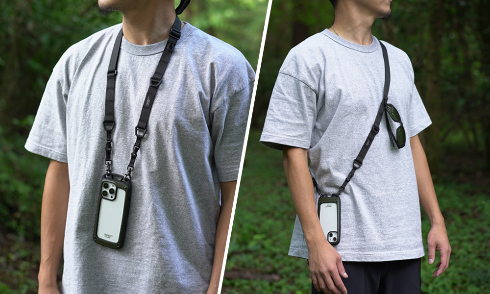 吊り下げ機能充実の2way仕様！アタッチメント式ネック＆ショルダーストラップ「UTILITY WEBBING NECK/SHOULDER LOOP」｜ ROOT株式会社のプレスリリース