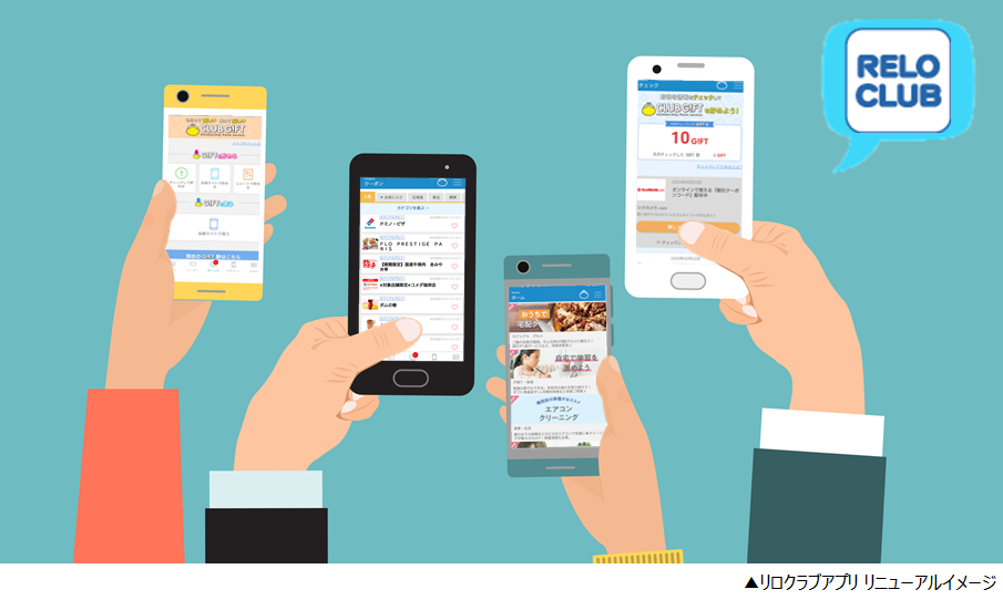 業界初 チェック するだけでポイントがもらえる 福利厚生倶楽部の リロクラブ アプリ リニューアル 貯める 使える 探せる 機能が追加 新機能でますますおトクに 株式会社リロクラブのプレスリリース