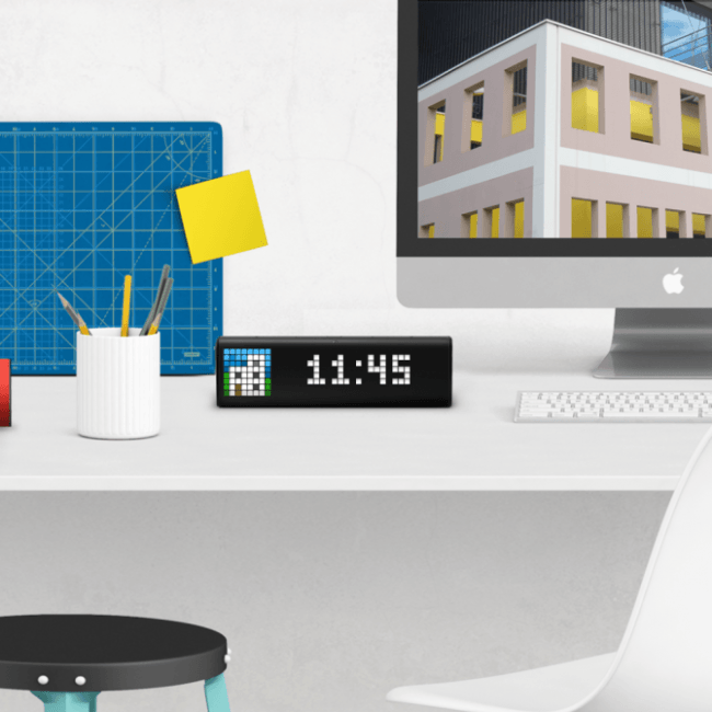 Style ドット絵アイコンが可愛いスマート置き時計 Lametric Time を発売 プラススタイル株式会社のプレスリリース