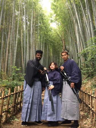 外国人に人気のサムライ体験ツアー