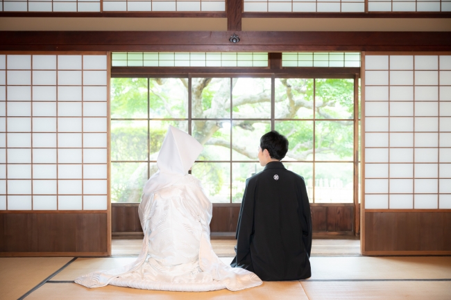明治時代に建てられた旧大名邸宅「旧堀田邸」での一枚