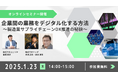 【テンダとユニリタの共催】製造業サプライチェーンのDX化推進を解説するウェビナー開催