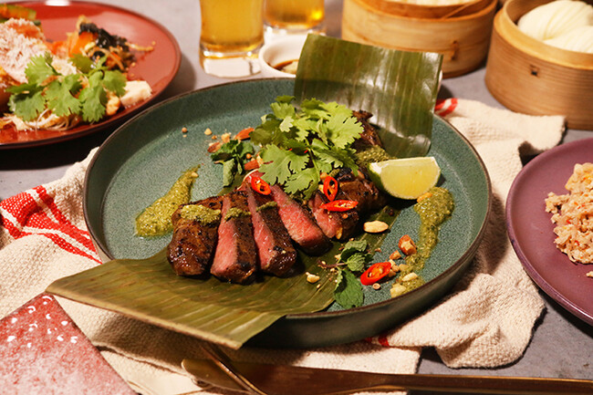 ¥6,000コースのメイン「ヌアヤーン」 ¥6,000コースのメイン「ヌアヤーン」