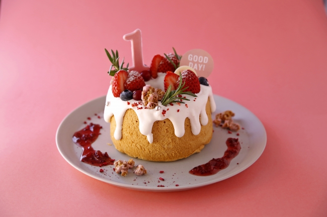 1周年記念 デコレーションがカワイイ 米粉を使ったシフォンケーキ Barbara Good Cake が18年4月1日 日 新登場 株式会社ポトマックのプレスリリース