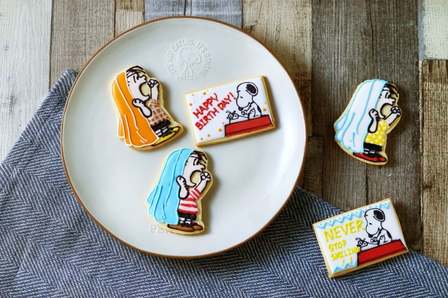 スヌーピーとライナスのアイシングクッキーを作ろう！「PEANUTS Cafe