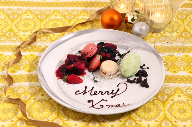 食べられるクリスマスリースがテーブルを彩る 恵比寿 シロノニワ 期間限定でx Masシェアコースを提供 News Potomak Co Ltd