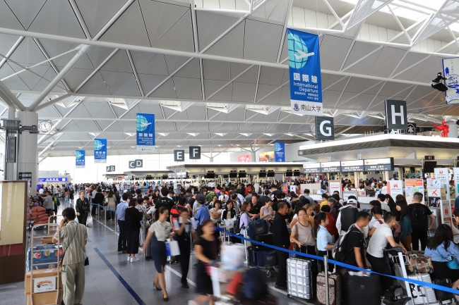 訪日外国人旅行客などの旺盛な需要が下支えとなって航空旅客数が過去最高