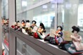 中部国際空港セントレアでひな祭り。今年も「福よせ雛」を展示しました!