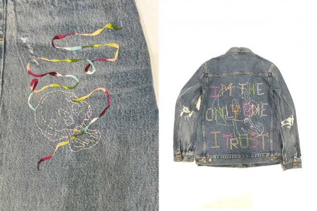 90S FIT DENIM ・ OVER SIZED DENIM JACKET WITH JH 各¥69,000  　