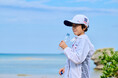 夏休みの「日焼け」「熱中症」「虫刺され」を1枚でまとめて解決　　進化したキッズ用ブレッサブルUVメッシュパーカーがついに入荷