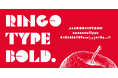 フォントワークス、株式会社BAKEが運営するブランドRINGOのカスタムフォント「RINGO TYPE BOLD」を開発