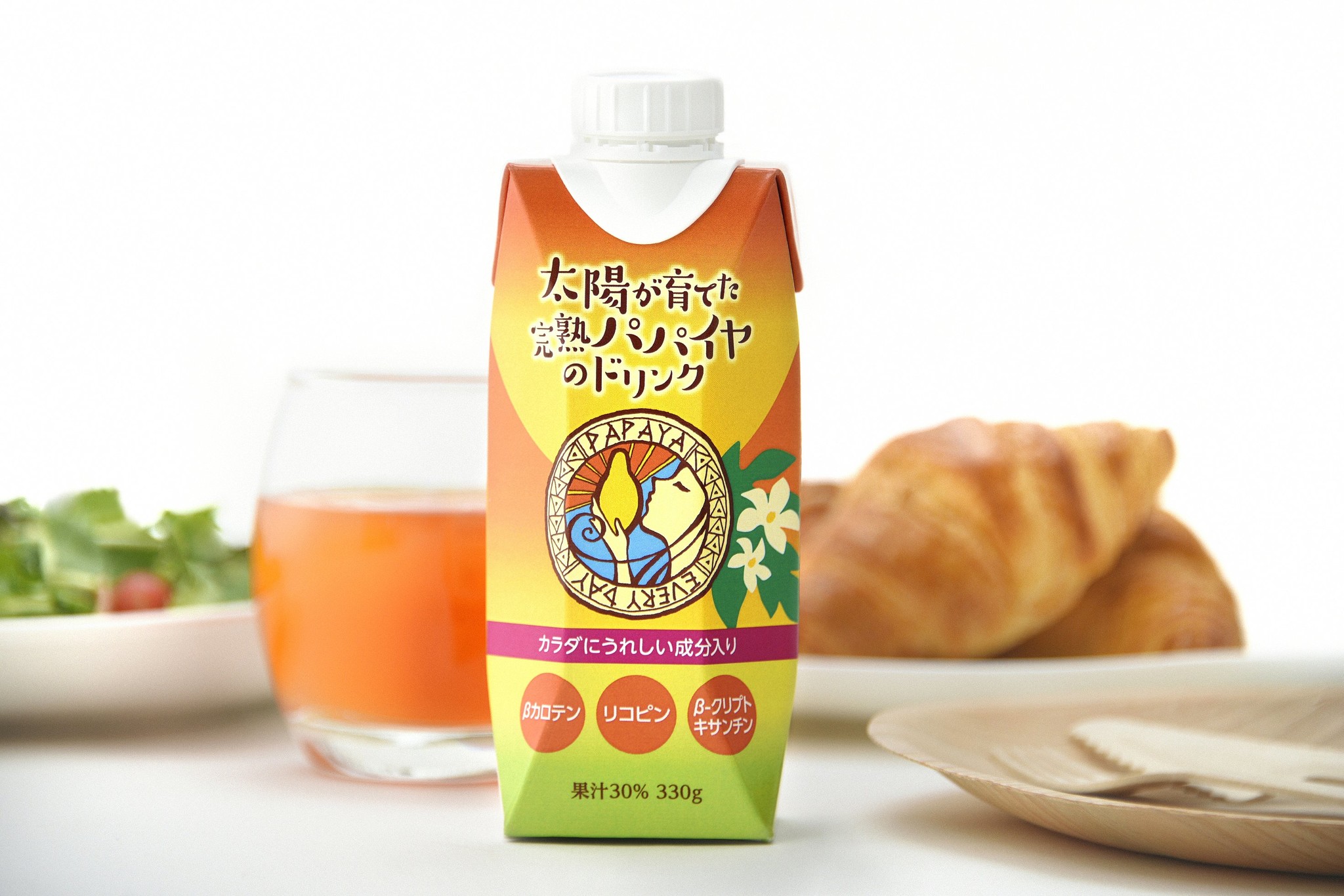 世界的にも珍しいパパイヤ果汁飲料をもっと身近に 太陽が育てた完熟パパイヤのドリンク 新発売 株式会社日本パパイヤ飲料のプレスリリース