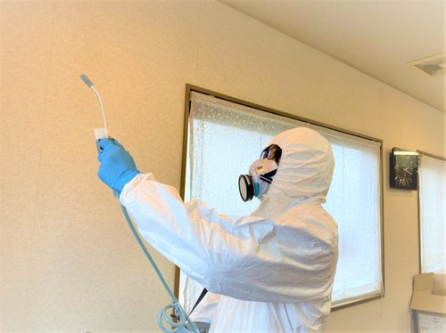 除菌・消毒作業イメージ（画像提供：日本おそうじ代行ホールディングス）