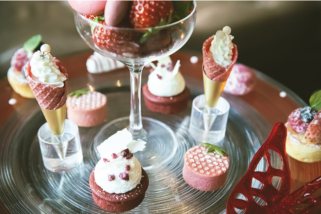 Strawberry Party～蝶が舞うギャラリーアフタヌーンティー～スイーツ イメージ