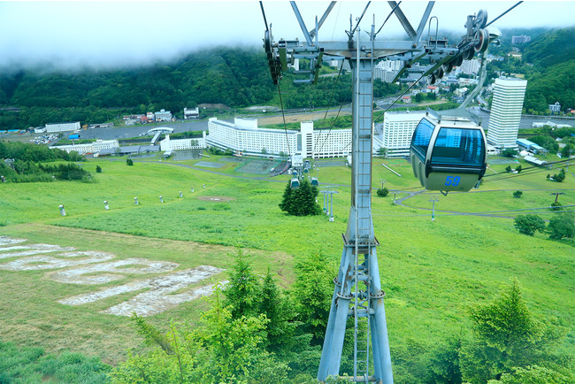 第１ゴンドラに乗車して筍山へ