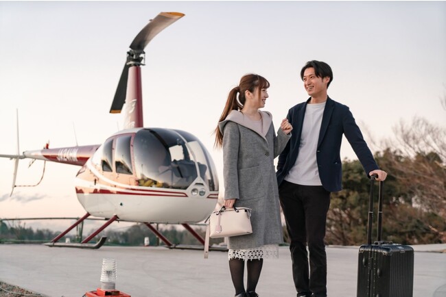 ヘリコプターの旅イメージ