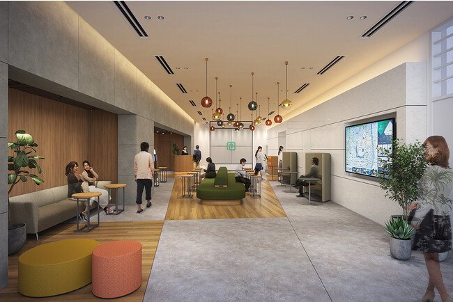 機器導入後のロビーエリア(イメージ) 機器導入後のロビーエリア(イメージ)