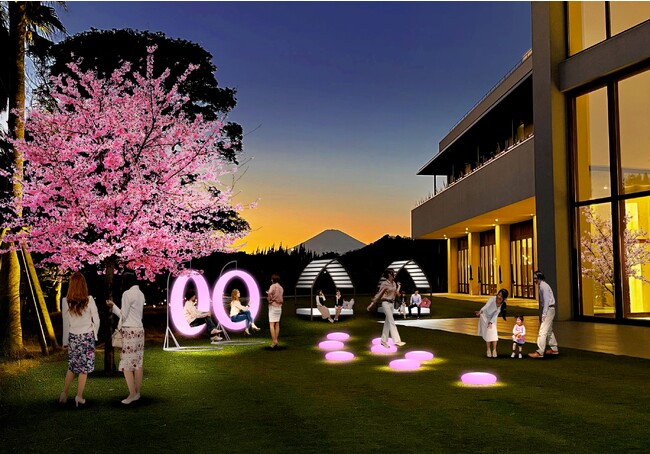 夜桜ガーデン　イメージ