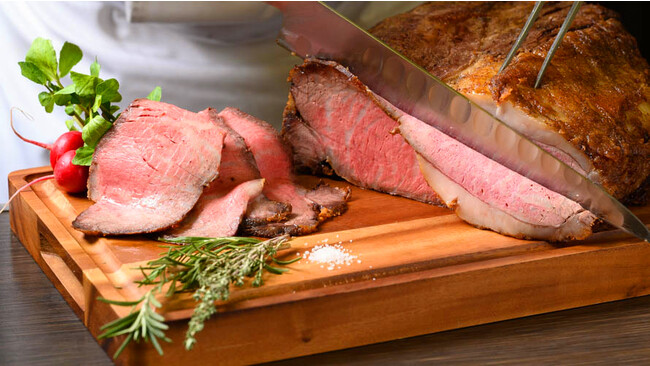 国産牛サーロインのローストビーフカッティングサービス 国産牛サーロインのローストビーフカッティングサービス