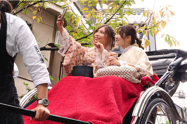 人力車で観光イメージ 人力車で観光イメージ