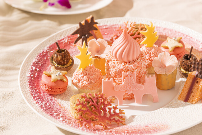 Sunset Pink Palace Afternoon Tea～with Pink Bunny～スイーツプレート イメージ