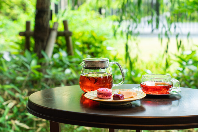 四季の景色をご覧いただきながらティータイム 四季の景色をご覧いただきながらティータイム