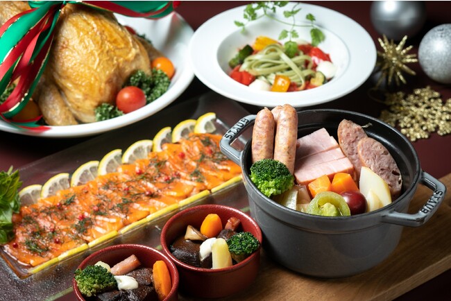 クリスマスブッフェお食事、一部メニュー(イメージ)