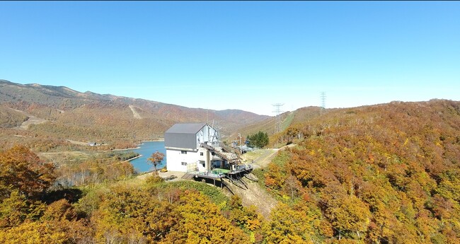 田代ロープウェー周辺の紅葉と田代湖